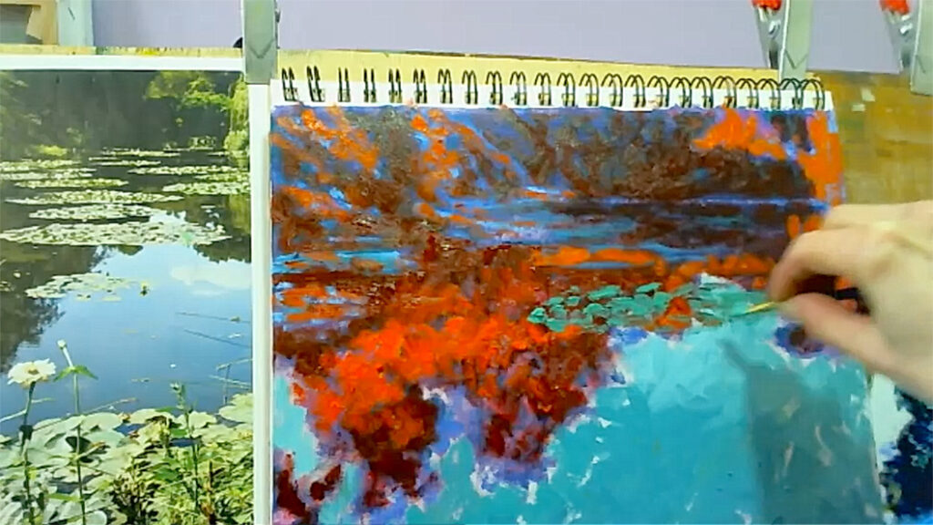 Clase fauvismo óleo