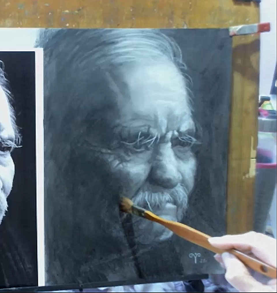 Retrato carboncillo 2